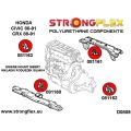 081162B: Motorbockeinsatz links Honda Civic