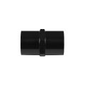 1/4 NPT to 1/4 NPT Straight Female Coupler Union Bush Oil Hose Fitting Adapter Black