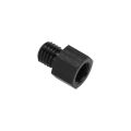 1/8 NPT - M10x1.5 Gerades Ende, Buchse-Stecker-Reduzieradapter Schwarz