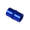 1/8 NPT to 1/8 NPT Straight Female Coupler Union Bush Oil Hose Fitting Adapter Blue