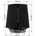 FMIC.Pro cone air filter length 125mm diameter 70mm Black-7