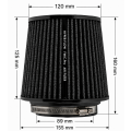 FMIC.Pro Cone Luftfilter Länge 125mm Durchmesser 89mm Blau-6