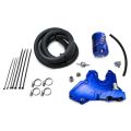 Öl Auffangbehälter Kit Blau 17mm RTMG Performance für Audi VW 1.8 / 2.0 TSI EA888.3 
