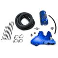 Öl Auffangbehälter Kit Blau 17mm RTMG Performance für Audi VW 1.8 / 2.0 TSI EA888.3 