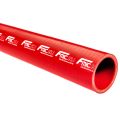 1M SILICONE PIPE 127MM Red