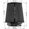 FMIC.Pro cone air filter length 200mm diameter 80mm Black-7