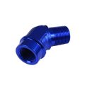Weiblich-zu-Mann-Nippel 45' 3/8 NPT Blau