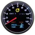 Auto Gauge 60mm - 4in1 EGT voltage temperature & pressure Gauge 