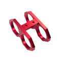 JRspec Doppelte Kraftstoffpumpenhalterung 60mm typ 2 rot
