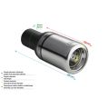 Universal Exhaust Tail Pipe Muffler Tip round 80mm lenght 80mm mounting diameter 45mm