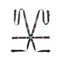 Sparco BRN0081B0.N Competition H-2 6 Point Harness FIA Approved 8853-2016 Black