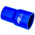 Silicone straight reducer 35/41mm Blue