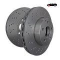 D1587D Premium Bremsscheiben EBC Brakes für Mercedes-Benz CLClass C215 CL55 AMG CLClass C215 CL600 SClass W220 S55 AMG SClass W220 S65 AMG