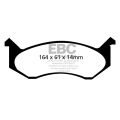 DP61277 Brake Pads GREENSTUFF EBC Brakes for Dodge Ram Van B1500 Ram Van B2500 Ram Van B350
