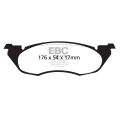 DP61632 Brake Pads GREENSTUFF EBC Brakes for Dodge Dakota 2WD