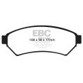 DP61727 Brake Pads GREENSTUFF EBC Brakes for BUICK Terraza Chevrolet Uplander PONTIAC Montana SATURN Relay Montana SV 6