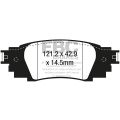 DP23080 Brake Pads GREENSTUFF EBC Brakes for Lexus ES300h Toyota Camry Corolla Cross Lexus ES250 ES300h Toyota Avalon XX50 Avalon XX50 TRD Avalon C-HR Camry TRD Corolla Cross Venza-5