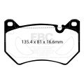DP42436R Brake Pads YELLOWSTUFF EBC Brakes for Audi Q5 FY Q5 quattro FY Volkswagen Touareg 3rd Gen Audi Q5 FY