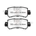 DP42135R Brake Pads YELLOWSTUFF EBC Brakes for Mazda Mazda CX-3 CX-5 CX3 CX5 1st Gen
