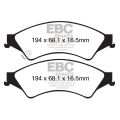 DP42140R Bremsbeläge YELLOWSTUFF EBC Brakes für Ford Ford COMMERCIAL Ranger Mazda COMMERCIAL Everest 1st Gen U268 Ford Australia and New Zealand Ranger BT5-2