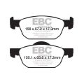 DP42154R Brake Pads YELLOWSTUFF EBC Brakes for Honda Civic 9th Gen FK Civic 10th Gen Civic Tourer Civic 9th Gen FK Sport-2