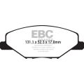 DPX2211 Brake Pads ULTIMAX2 EBC Brakes for Skoda Fabia NJ