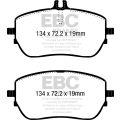 DPX2388 Bremsbeläge ULTIMAX2 EBC Brakes für Mercedes-Benz CLA Shooting Brake X118 CLA180 CLA Shooting Brake X118 CLA200 CLA Shooting Brake X118 CLA180D CLA Shooting Brake X118 CLA200D AClass W177 A160 AClass W177 A160D AClass W177 A180 AClass W177 A180D A