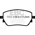 DP62391 Bremsbeläge GREENSTUFF EBC Brakes für Mercedes-Benz Mercedes-Benz GLB250 GLBClass X247 GLB180 GLBClass X247 GLB200 GLBClass X247 GLB200 4Matic GLBClass X247 GLB220 4Matic GLBClass X247 GLB250 4Matic GLA250 H247