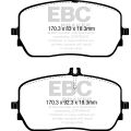 DPX2396 Brake Pads ULTIMAX2 EBC Brakes for Mercedes-Benz GLEClass W167 GLE300d 4Matic GLEClass W167 GLE350d 4Matic GLEClass Coupe C167 GLE350d GLSClass X167 GLS350-5