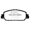 DP33014C Brake Pads REDSTUFF EBC Brakes for Honda HR-V Accord EX Accord EX-L Accord
