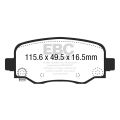 DP63031 Bremsbeläge GREENSTUFF EBC Brakes für Jeep Cherokee Jeep Cherokee