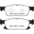 DPX3046 Bremsbeläge ULTIMAX2 EBC Brakes für Ford Edge Galaxy Mk3 SMax Mk2