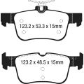DP43047R Brake Pads YELLOWSTUFF EBC Brakes for Ford Edge Galaxy Mk3 Kuga Mk2 Kuga Mk3 Ford Edge Escape LINCOLN Corsair SMax Mk2 Bronco Sport-2