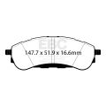 DPX3108 Brake Pads ULTIMAX2 EBC Brakes for Ford COMMERCIAL Ranger Raptor