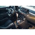 Coolerworx Short Shifter for Fiat 500 Abarth NSB Bulb Black-3