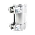Exhaust pipe connector with clamps 57mm 2.25”