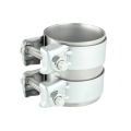 Stainless steel SS304 exhaust pipe connector with clamp FMIC.EU 70mm 2.75
