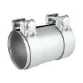 Stainless steel SS304 exhaust pipe connector with clamp FMIC.EU 76mm 3