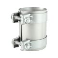 Edelstahl-Rohrverbinder SS304 für Abgasanlage mit Schellen FMIC.EU 89mm 3.5