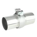Stainless Steel Ball end Socket Exhaust Connector FMIC.EU SS304 76mm 3