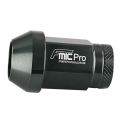 Forged Aluminum wheel nut FMIC.Pro M12x1.25 Grey (gun metal) 1 pc. conical 7075-T6 