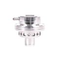 Twin-Kolben Blow Off Ventil mit seitlichem Unterdruckanschluss Forge Motorsport FMDV004A.SI Silber