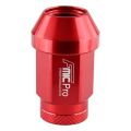 Forged Aluminum wheel nut FMIC.Pro M12x1.5 Red 1 pc. conical 7075-T6 