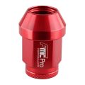 Aluminium wheel nut FMIC.Pro M14x1.5 Red 1 pc. conical through-hole