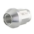 Aluminium wheel nut FMIC.Pro M14x1.5 Silver 1 pc. conical through-hole