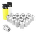 Aluminium wheel nuts FMIC.Pro M14x1.5 Silver 20 pcs. conical through-piece