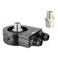 Oil Filter Sandwich Plate Cooler Adapter with Thermostat FMIC.Pro AN10