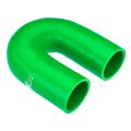 Silicone elbow 180' 76mm Green