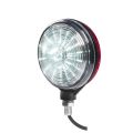 Doppelseitige Positions und Warnleuchte Purelux Spectrum Newschool Rot Weiß 12V 24V 109 mm 2 W