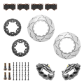 IOD Front Big Brake Kit Four Piston Calipers DBA Brakes for Nissan Patrol Y61